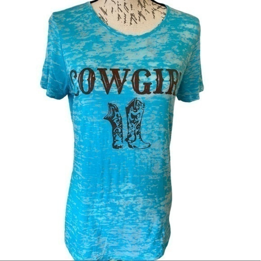 NEXT LEVEL T SHIRT AGUA BURNOUT